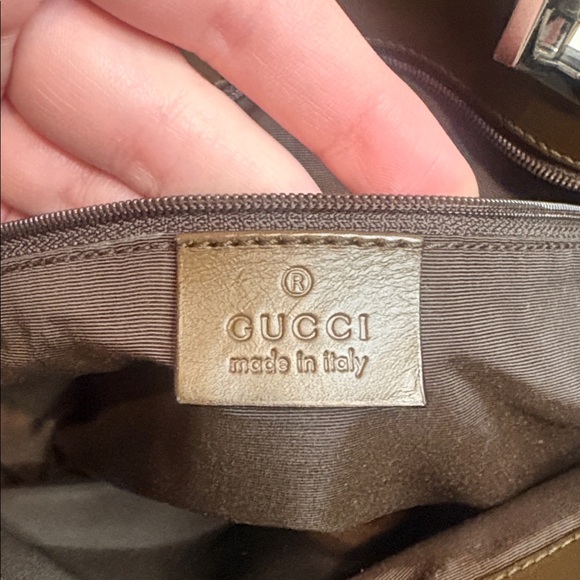 Gucci GG canvas small tote - brown and tan - Picture 11 of 12